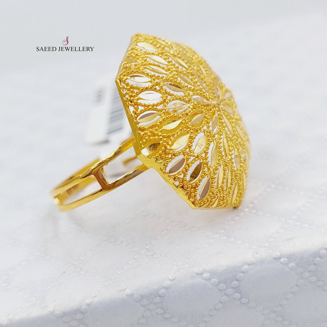 21K Gold Fancy Ring by Saeed Jewelry - Image 4