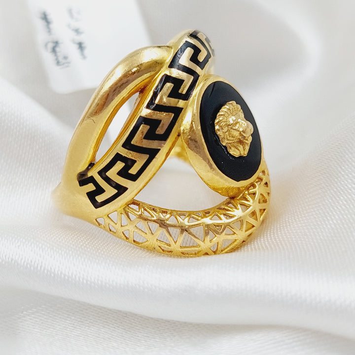 21K Gold Fancy Ring by Saeed Jewelry - Image 3