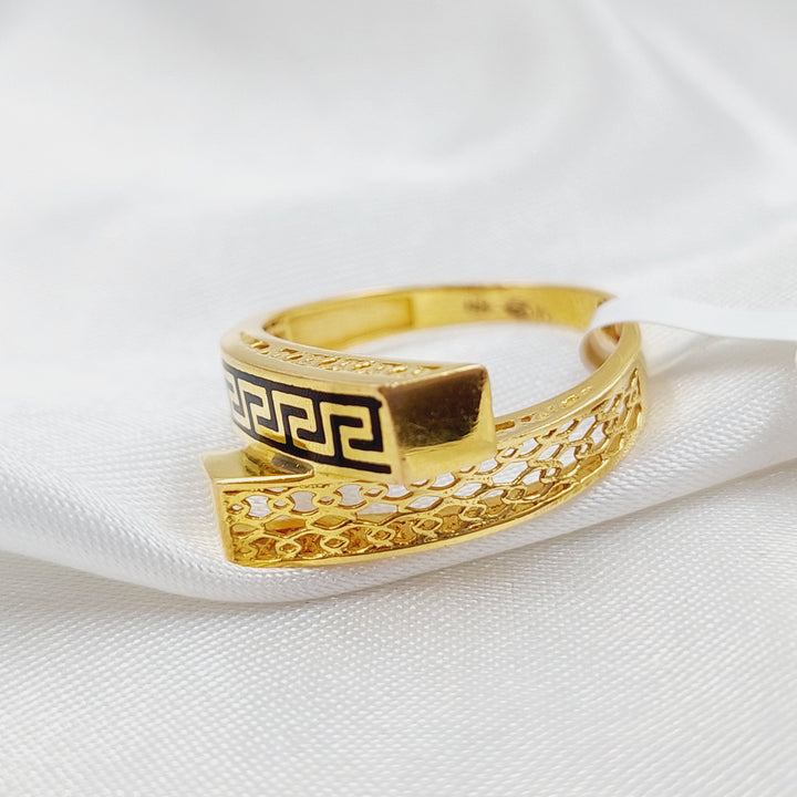 21K Gold Fancy Ring by Saeed Jewelry - Image 3