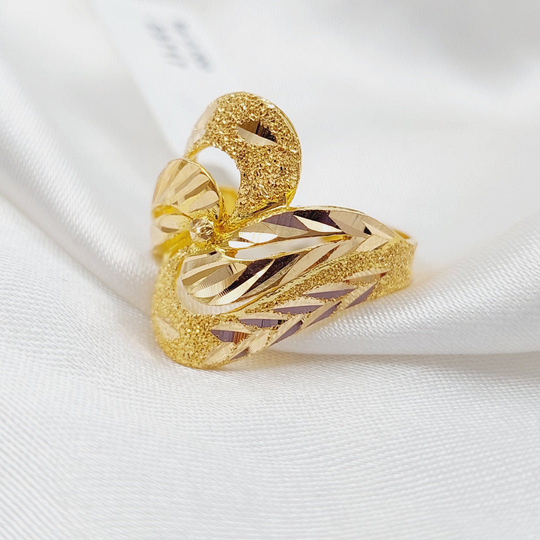 21K Gold Fancy Ring by Saeed Jewelry - Image 2