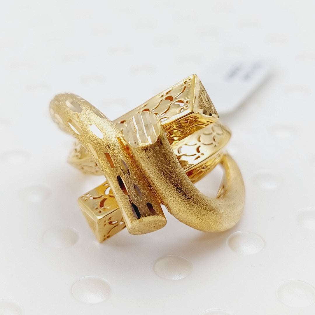 21K Gold Fancy Ring by Saeed Jewelry - Image 4