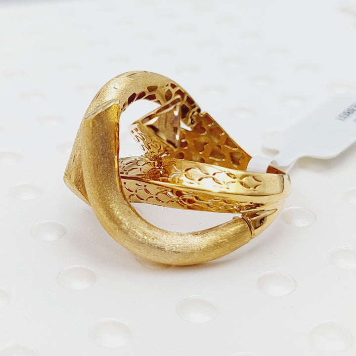 21K Gold Fancy Ring by Saeed Jewelry - Image 5