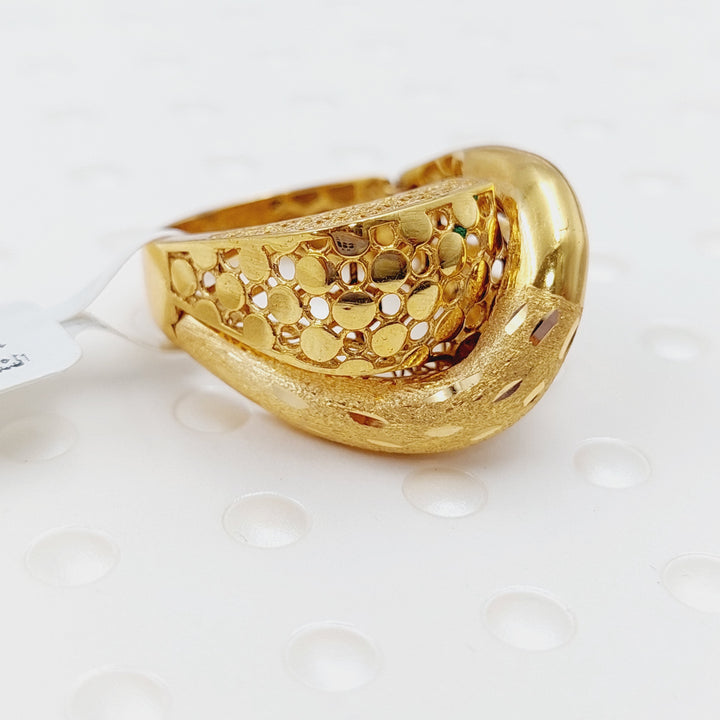 21K Gold Fancy Ring by Saeed Jewelry - Image 1