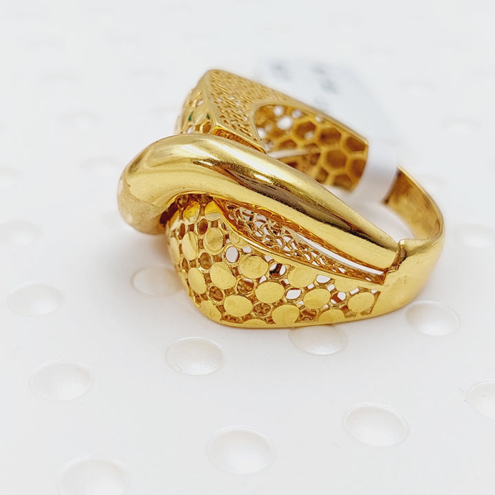 21K Gold Fancy Ring by Saeed Jewelry - Image 2