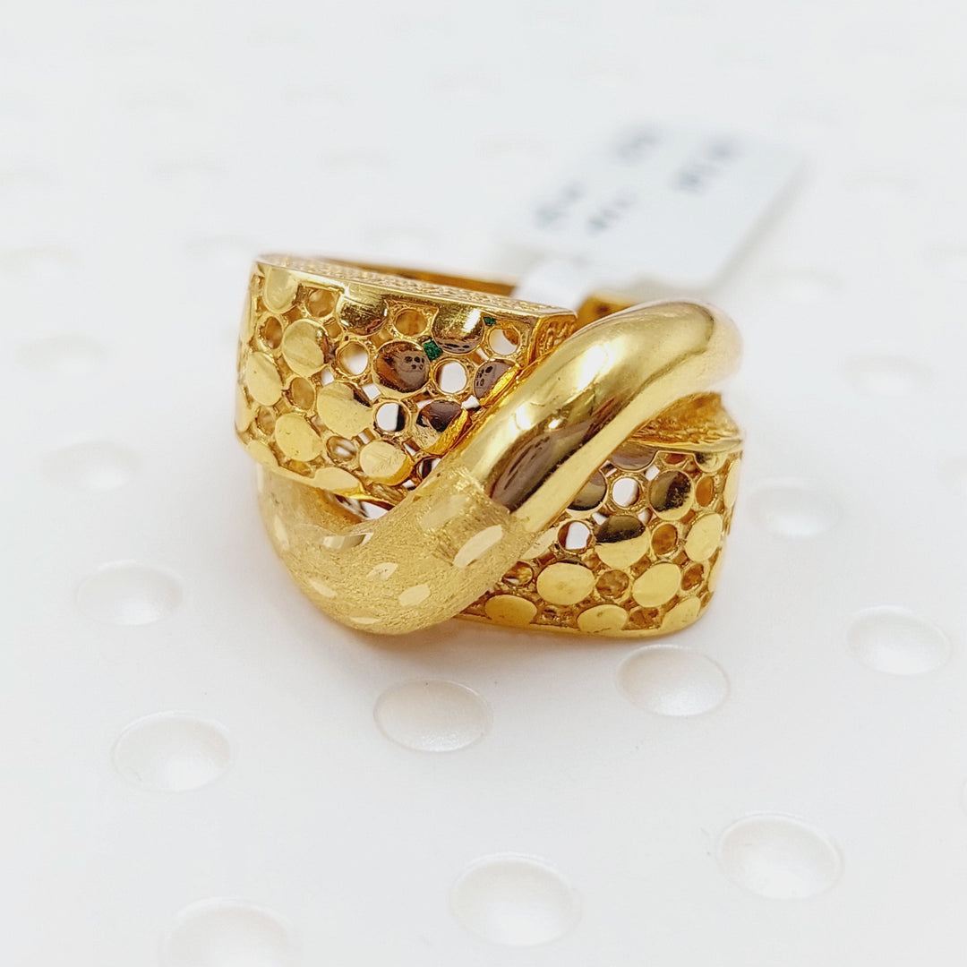 21K Gold Fancy Ring by Saeed Jewelry - Image 6