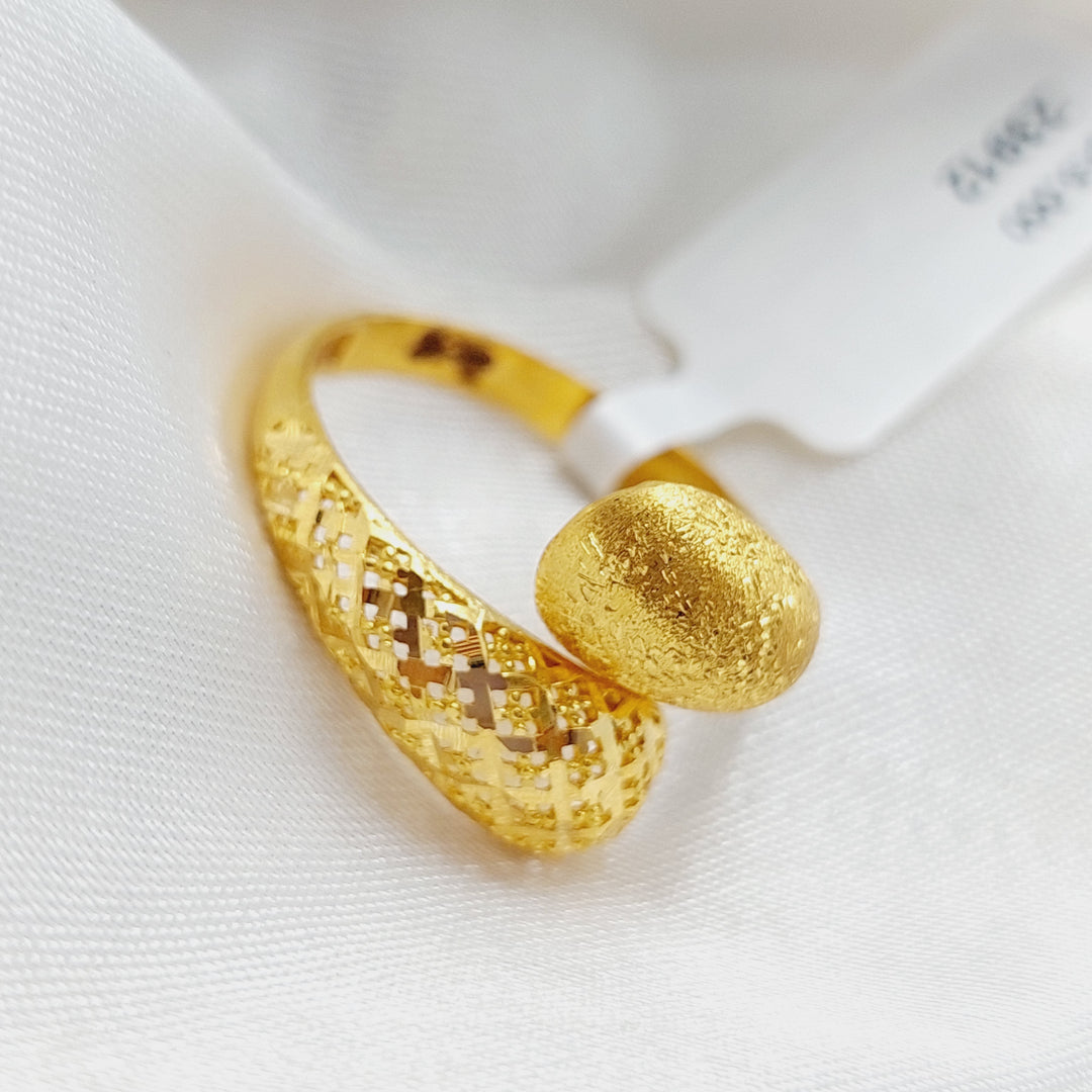 21K Gold Fancy Ring by Saeed Jewelry - Image 4