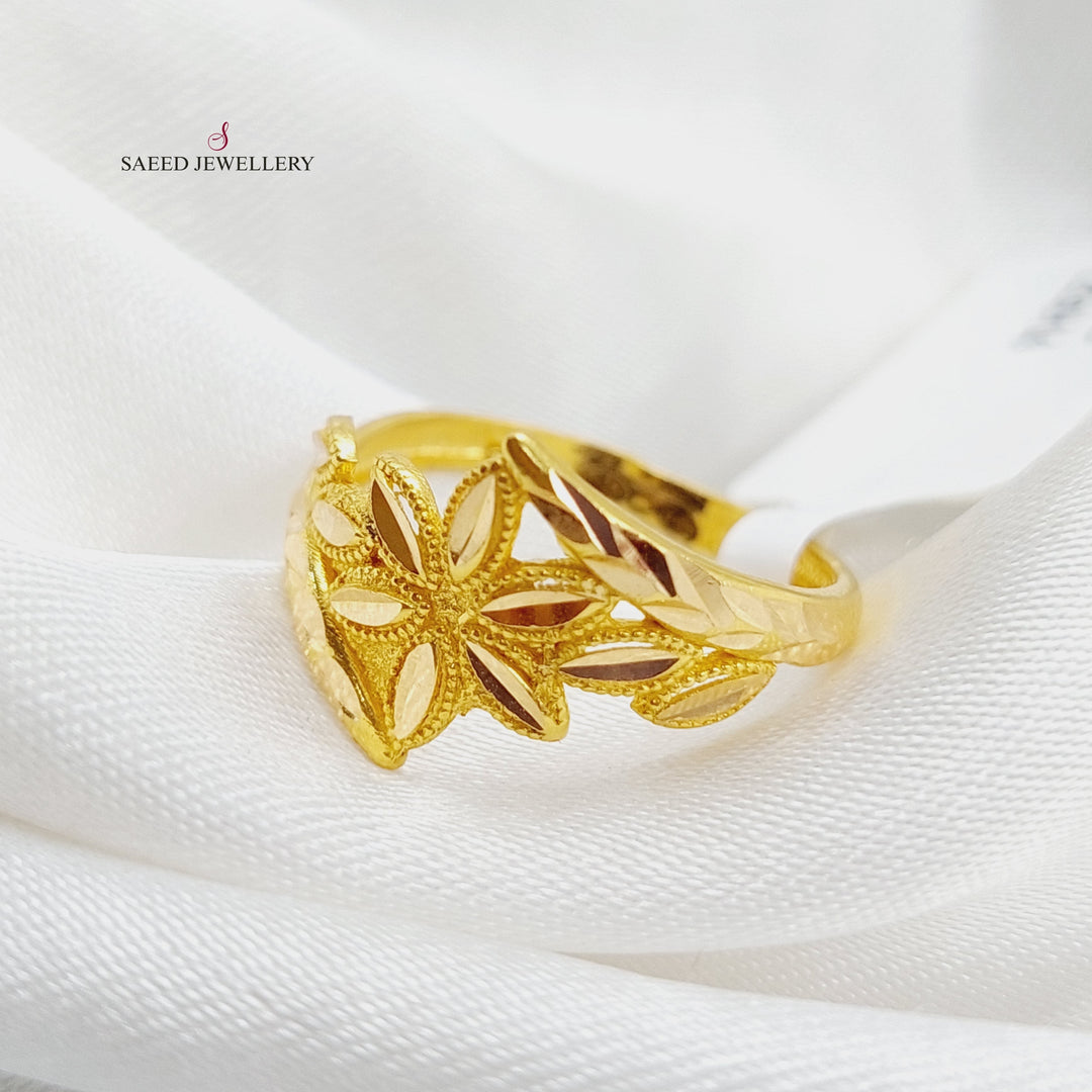 21K Gold Fancy Ring by Saeed Jewelry - Image 3