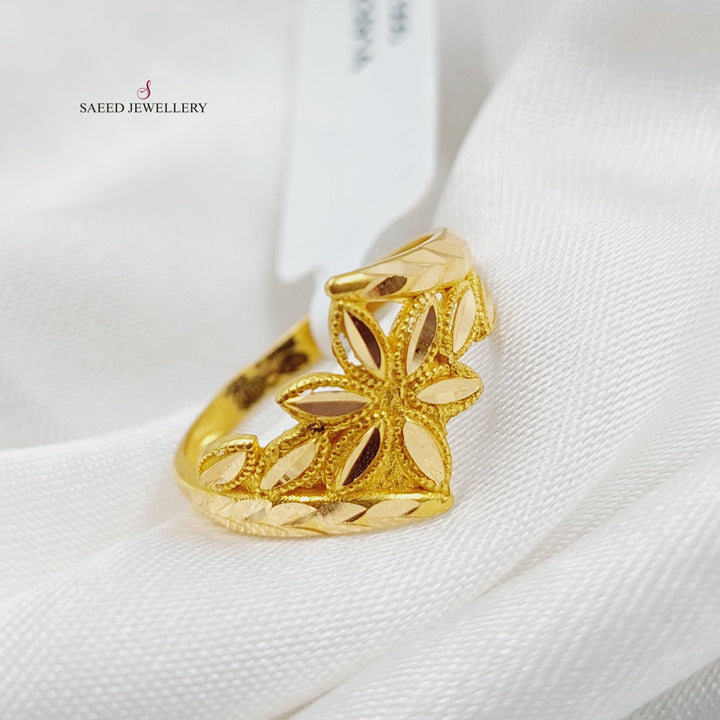 21K Gold Fancy Ring by Saeed Jewelry - Image 1