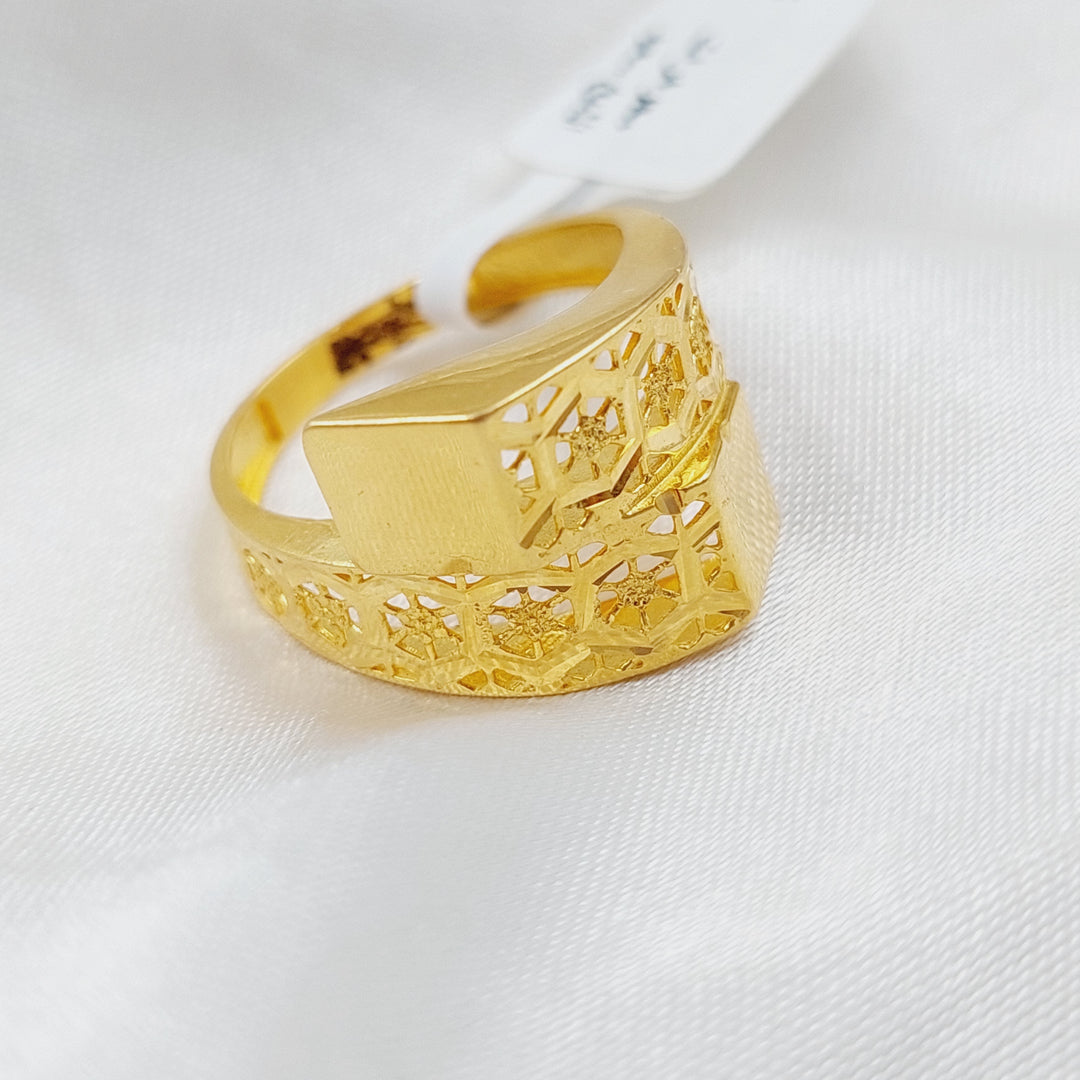 21K Gold Fancy Ring by Saeed Jewelry - Image 4