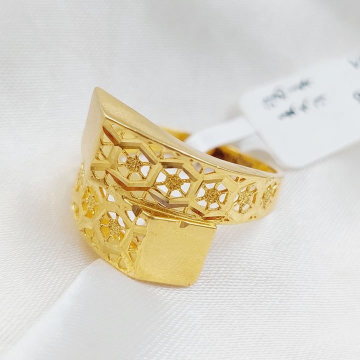 21K Gold Fancy Ring by Saeed Jewelry - Image 1