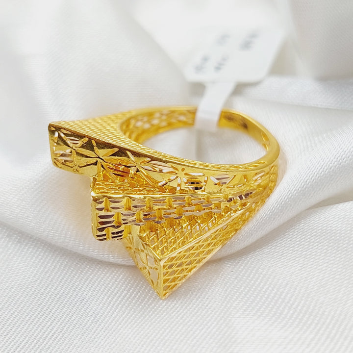 21K Gold Fancy Ring by Saeed Jewelry - Image 1