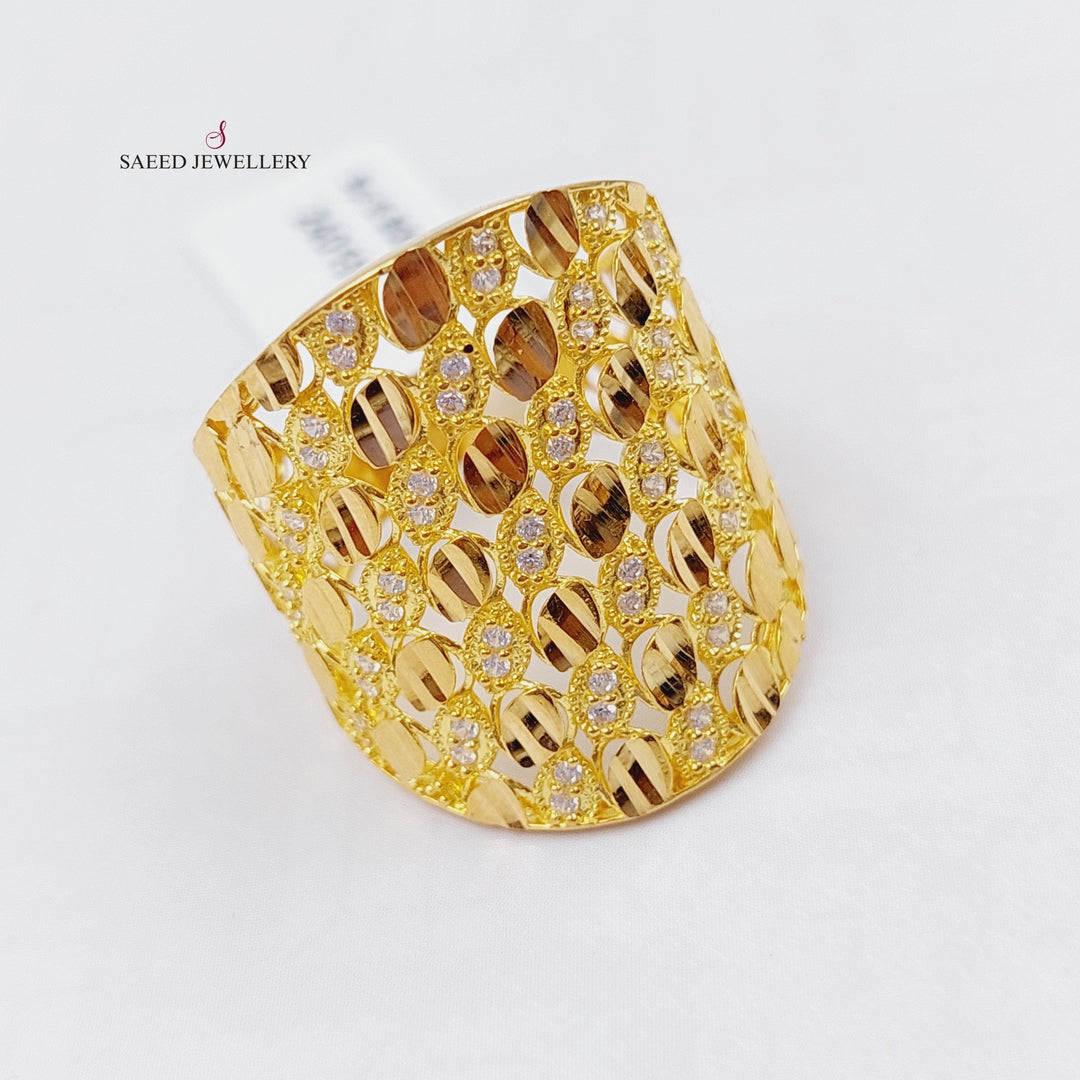 21K Gold Fancy Ring by Saeed Jewelry - Image 2