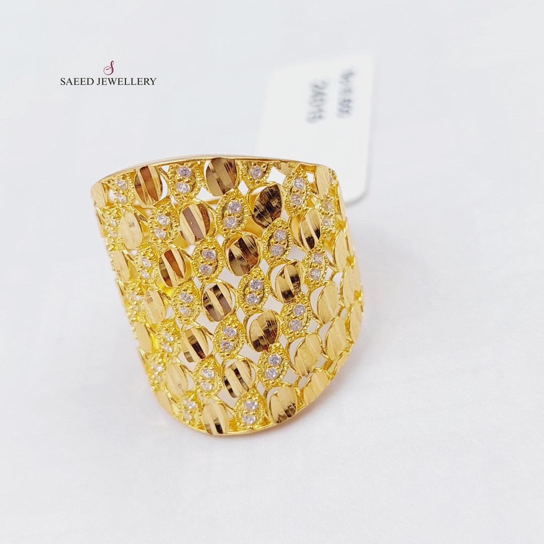 21K Gold Fancy Ring by Saeed Jewelry - Image 4