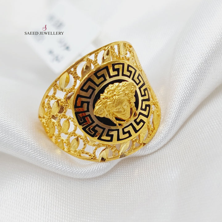 21K Gold Fancy Ring by Saeed Jewelry - Image 5