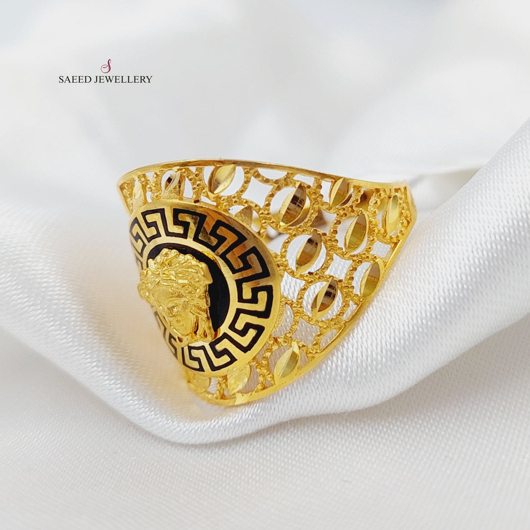 21K Gold Fancy Ring by Saeed Jewelry - Image 1