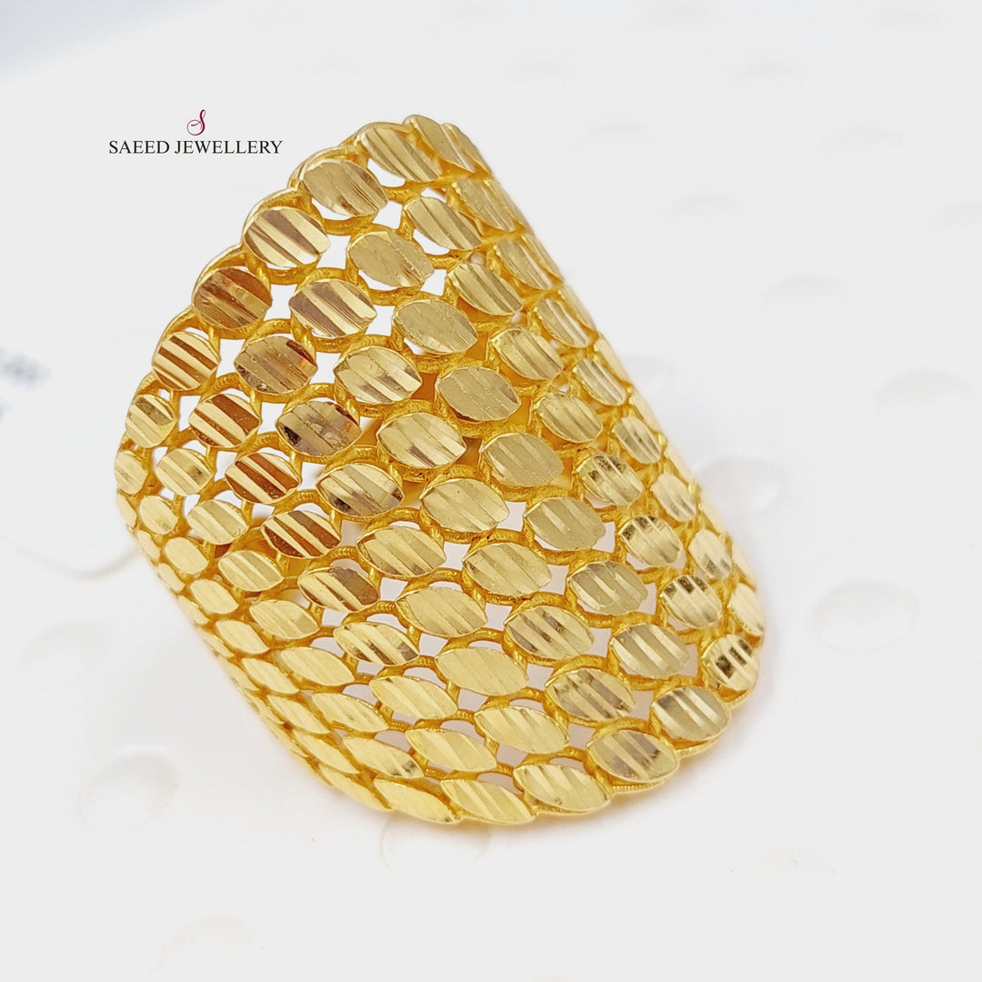 21K Gold Fancy Ring by Saeed Jewelry - Image 1