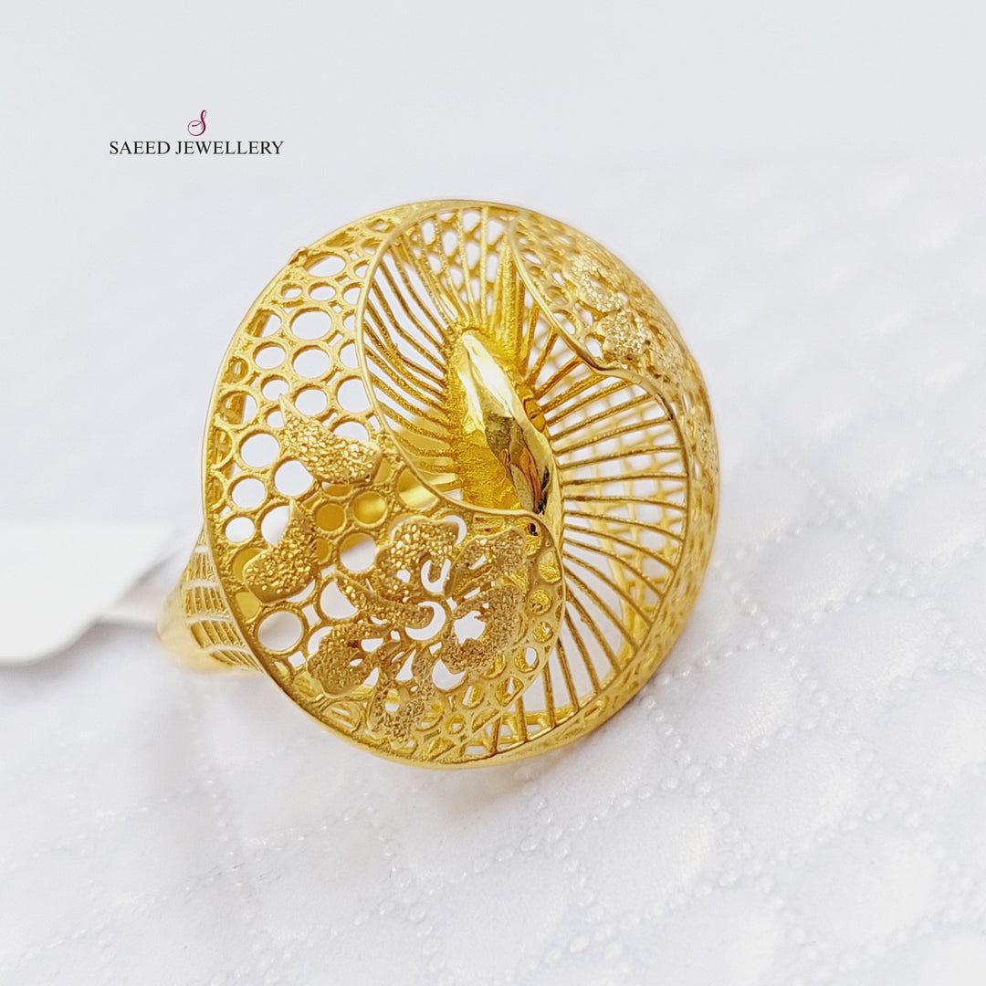 21K Gold Fancy Ring by Saeed Jewelry - Image 1