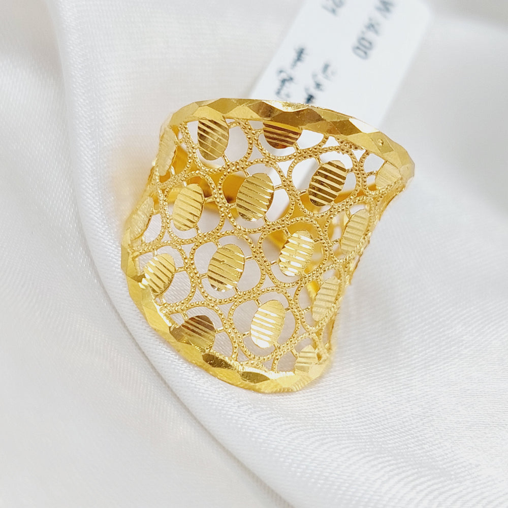 21K Gold Fancy Ring by Saeed Jewelry - Image 2