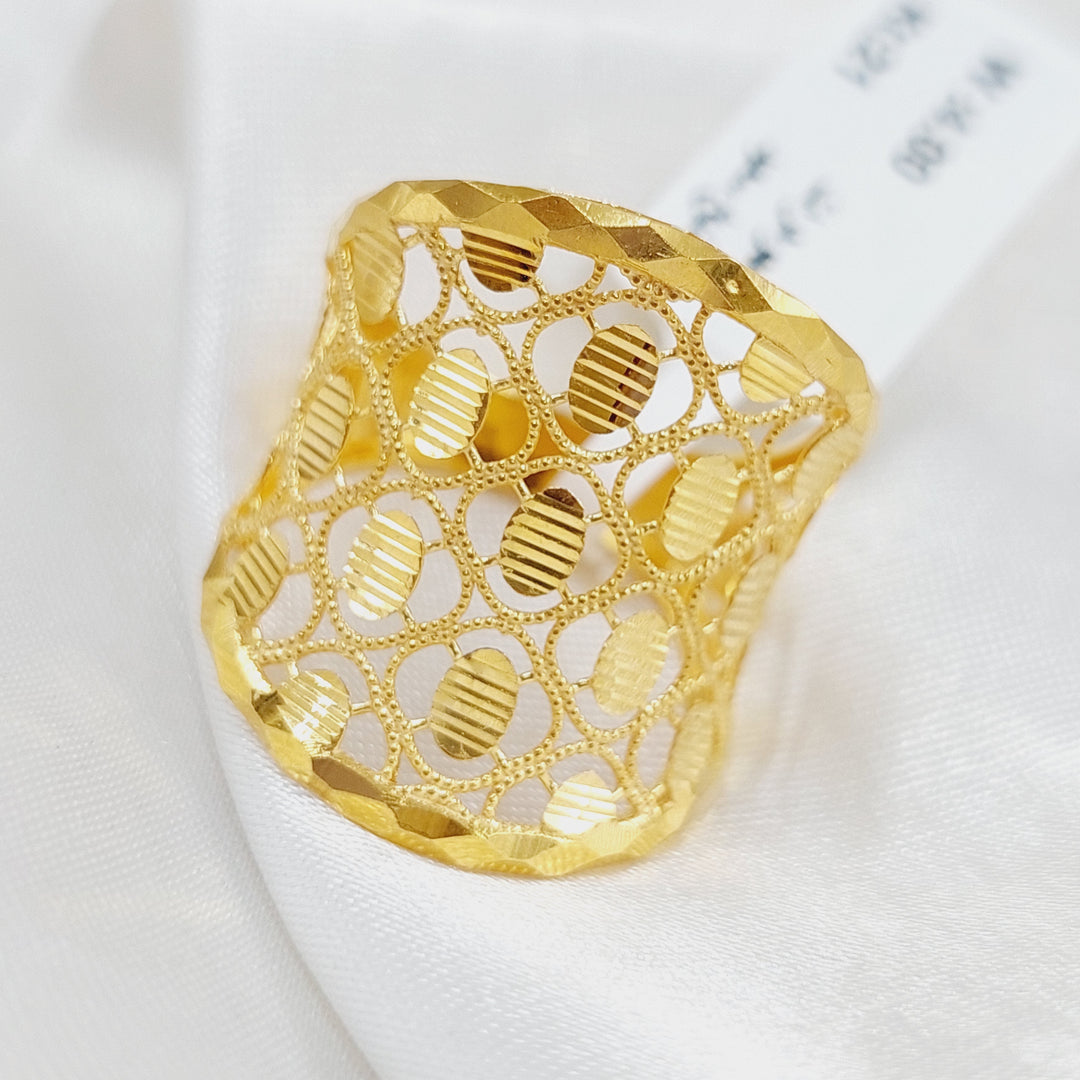 21K Gold Fancy Ring by Saeed Jewelry - Image 3