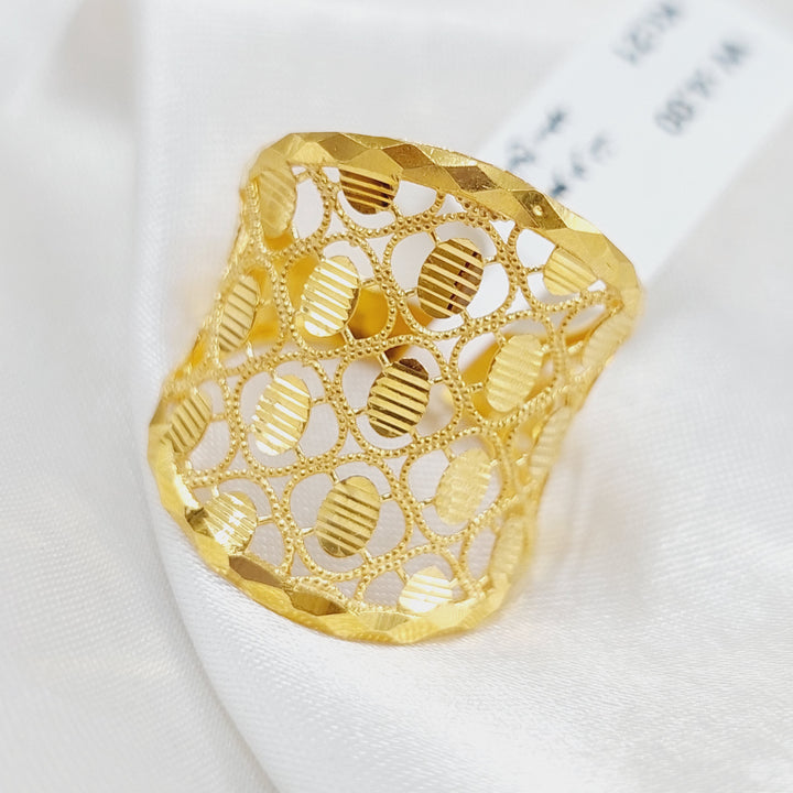 21K Gold Fancy Ring by Saeed Jewelry - Image 3