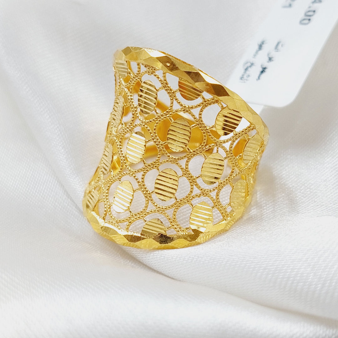 21K Gold Fancy Ring by Saeed Jewelry - Image 1