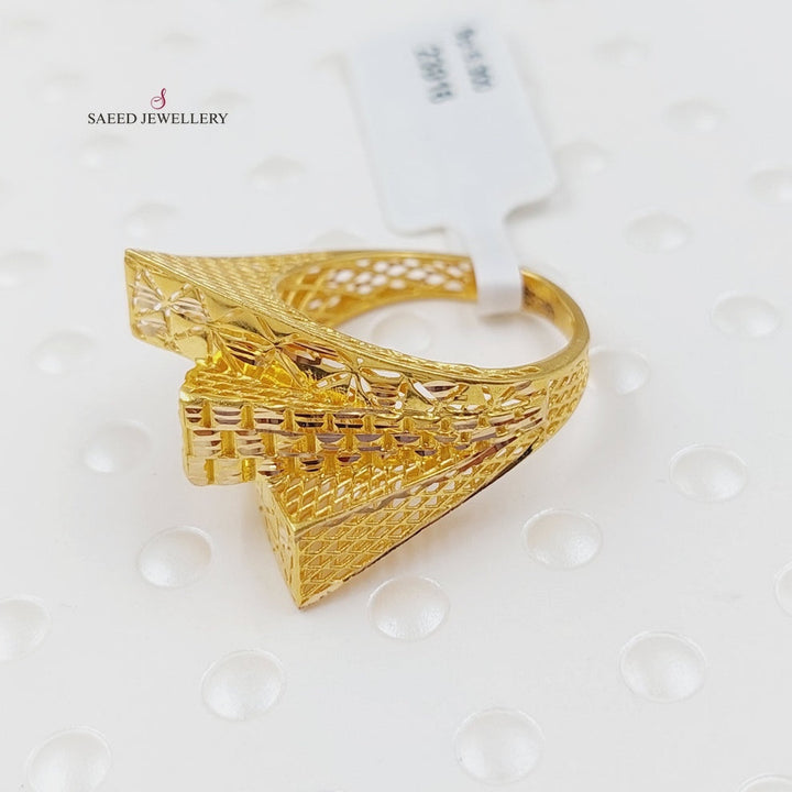 21K Gold Fancy Ring by Saeed Jewelry - Image 4