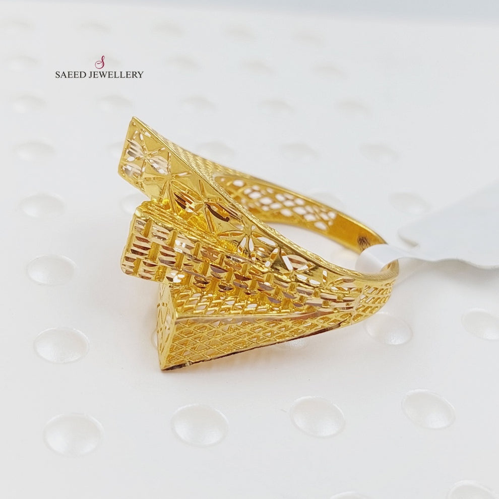 21K Gold Fancy Ring by Saeed Jewelry - Image 5