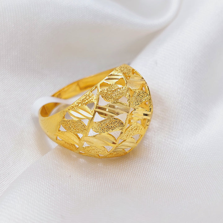 21K Gold Fancy Ring by Saeed Jewelry - Image 1