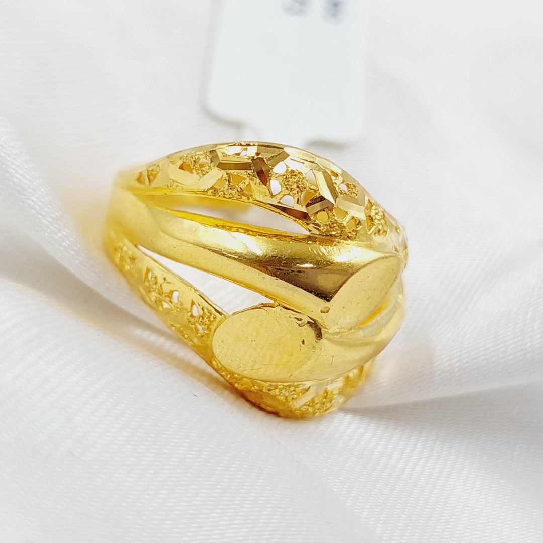 21K Gold Fancy Ring by Saeed Jewelry - Image 4