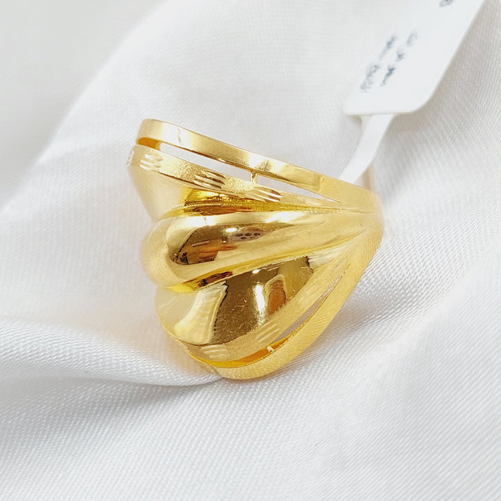 21K Gold Fancy Ring by Saeed Jewelry - Image 1