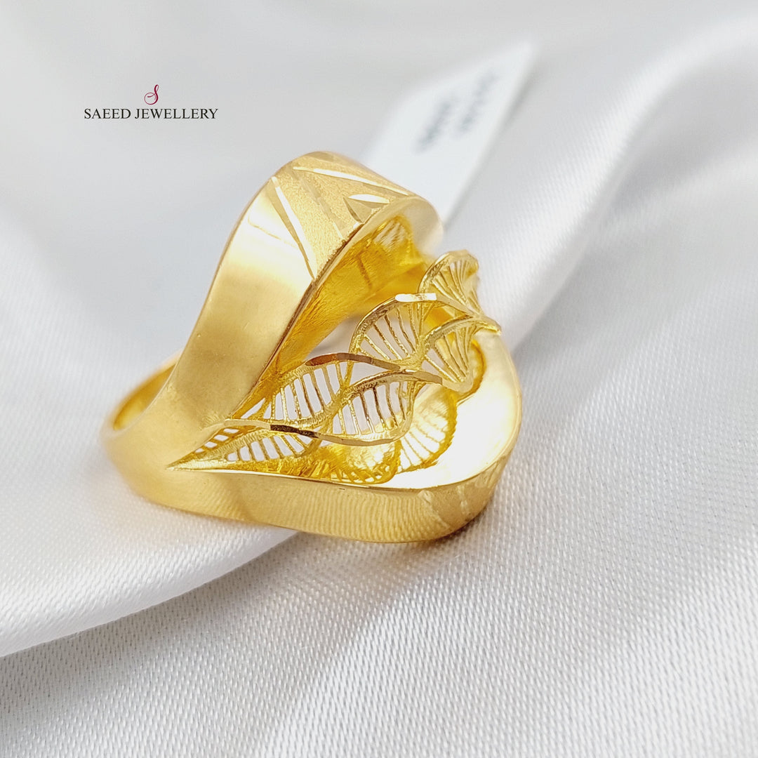 21K Gold Fancy Ring by Saeed Jewelry - Image 3