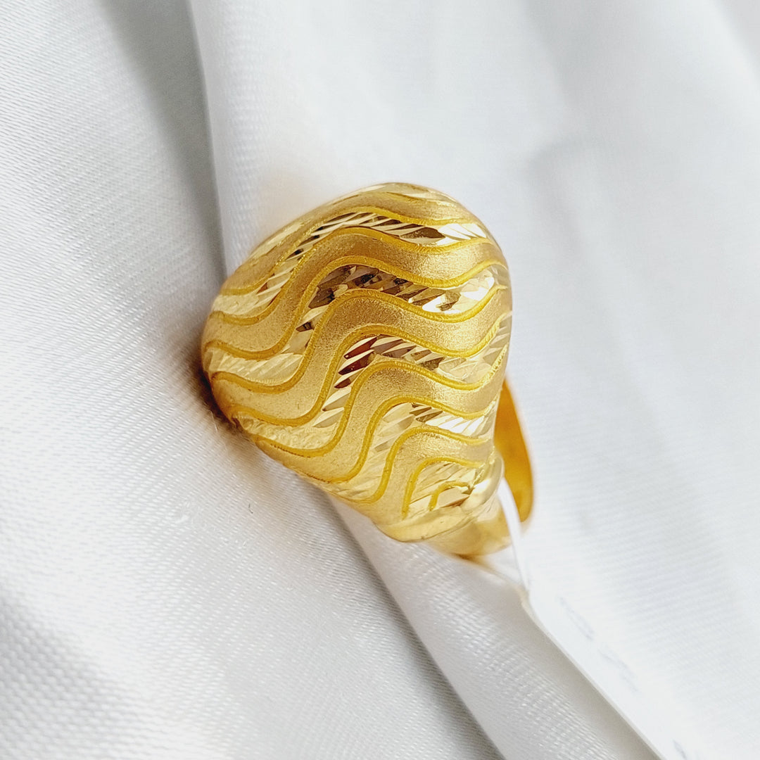 21K Gold Fancy Ring by Saeed Jewelry - Image 4