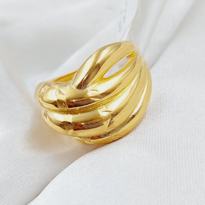 21K Gold Fancy Ring by Saeed Jewelry - Image 3