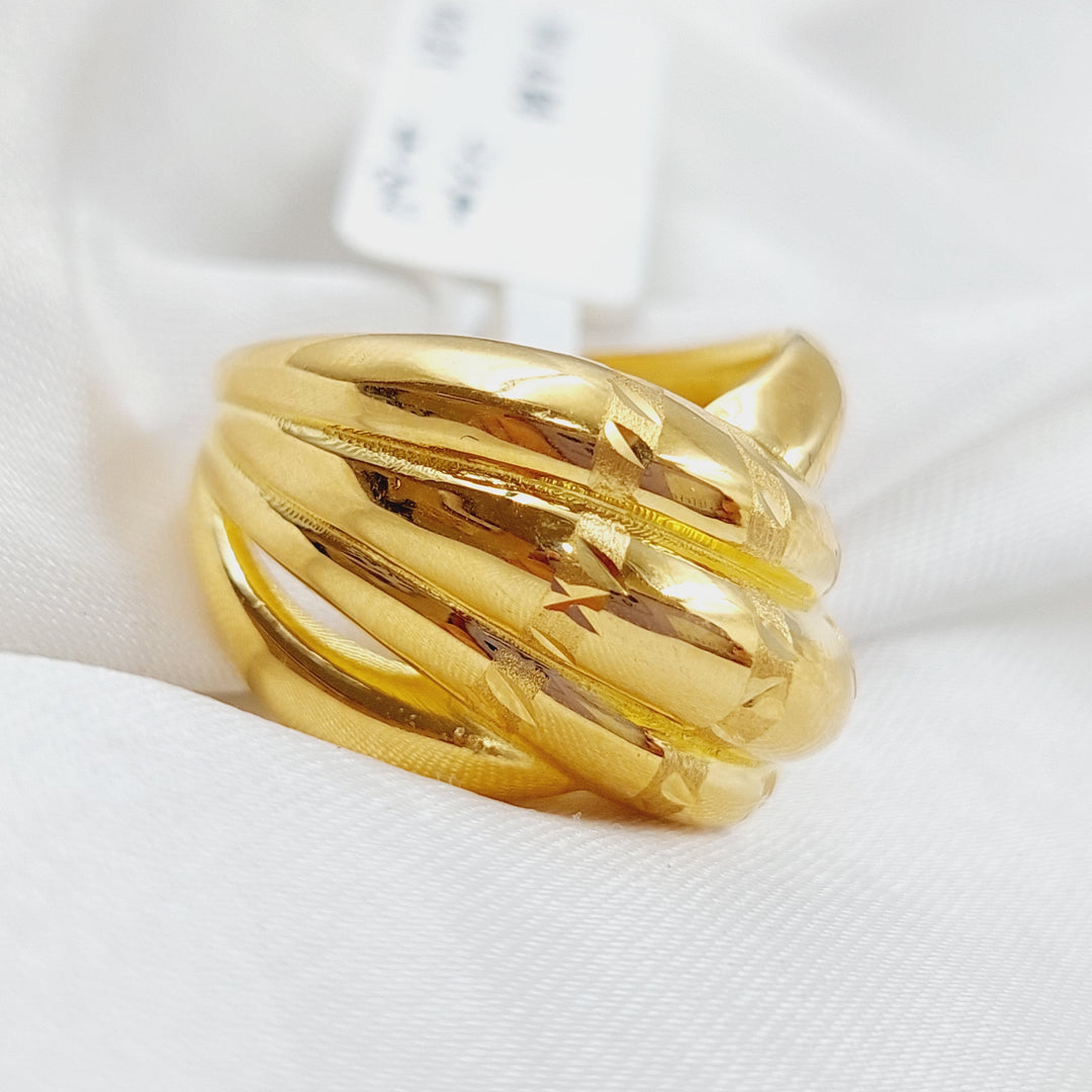 21K Gold Fancy Ring by Saeed Jewelry - Image 4