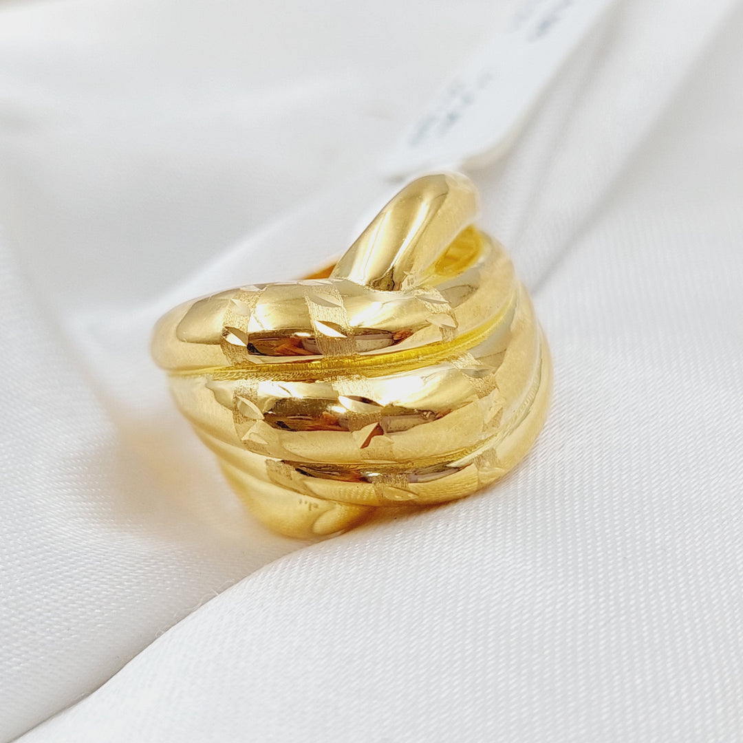 21K Gold Fancy Ring by Saeed Jewelry - Image 1