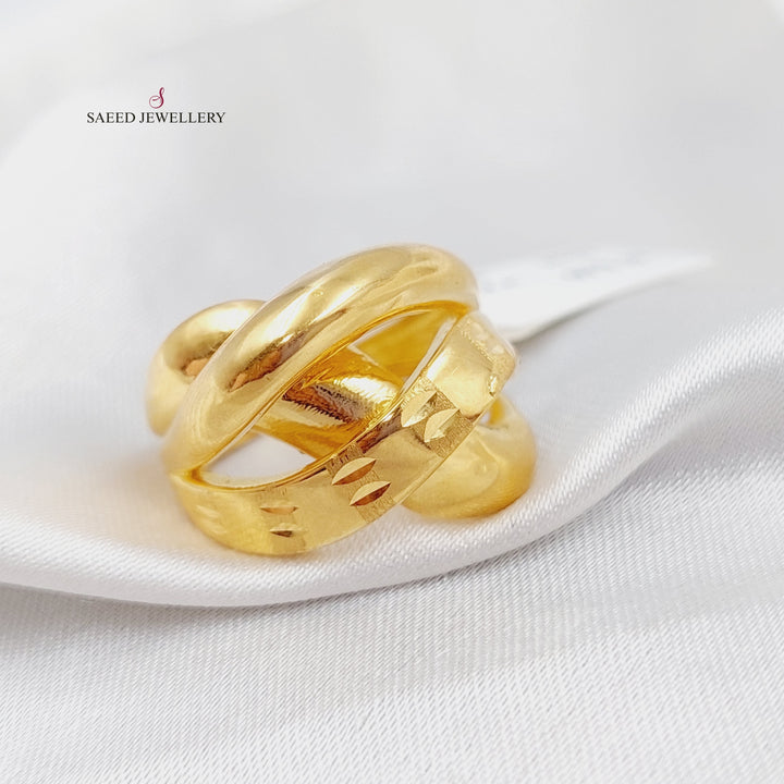 21K Gold Fancy Ring by Saeed Jewelry - Image 4