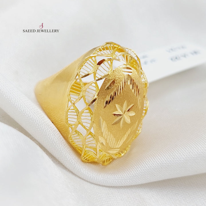 21K Gold Fancy Ring by Saeed Jewelry - Image 1