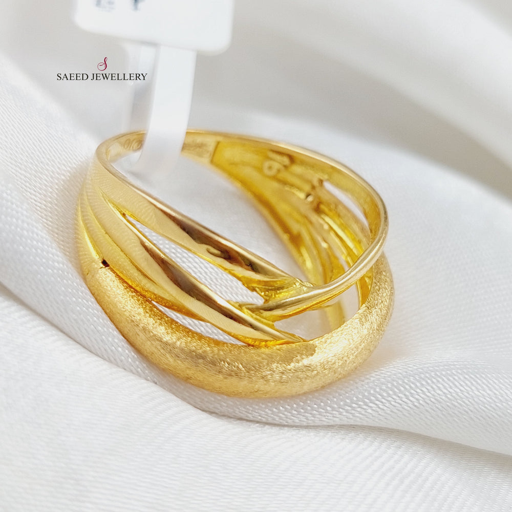 21K Gold Fancy Ring by Saeed Jewelry - Image 2