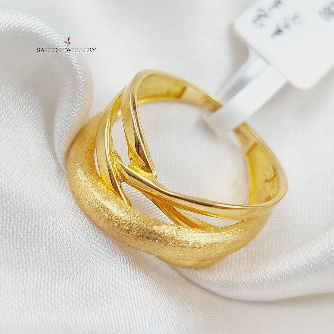 21K Gold Fancy Ring by Saeed Jewelry - Image 1