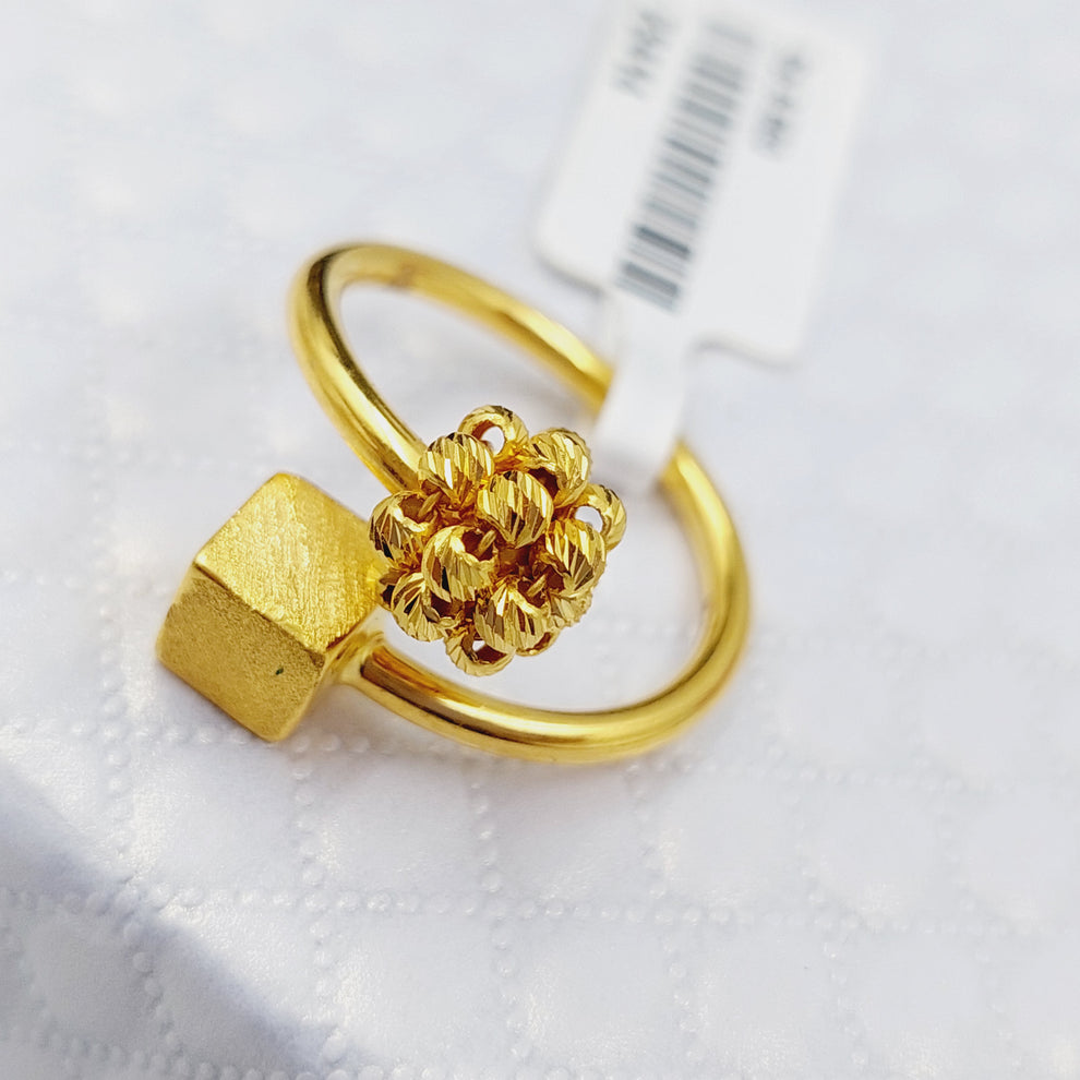 21K Gold Fancy Ring by Saeed Jewelry - Image 2