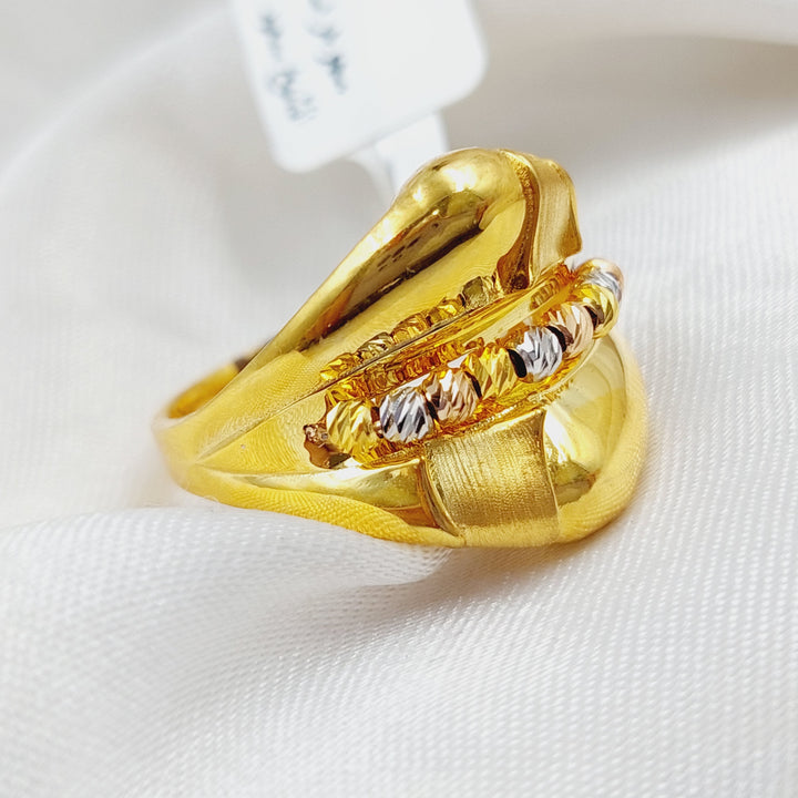 21K Gold Fancy Ring by Saeed Jewelry - Image 3