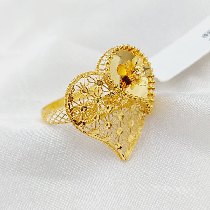 21K Gold Fancy Ring by Saeed Jewelry - Image 3