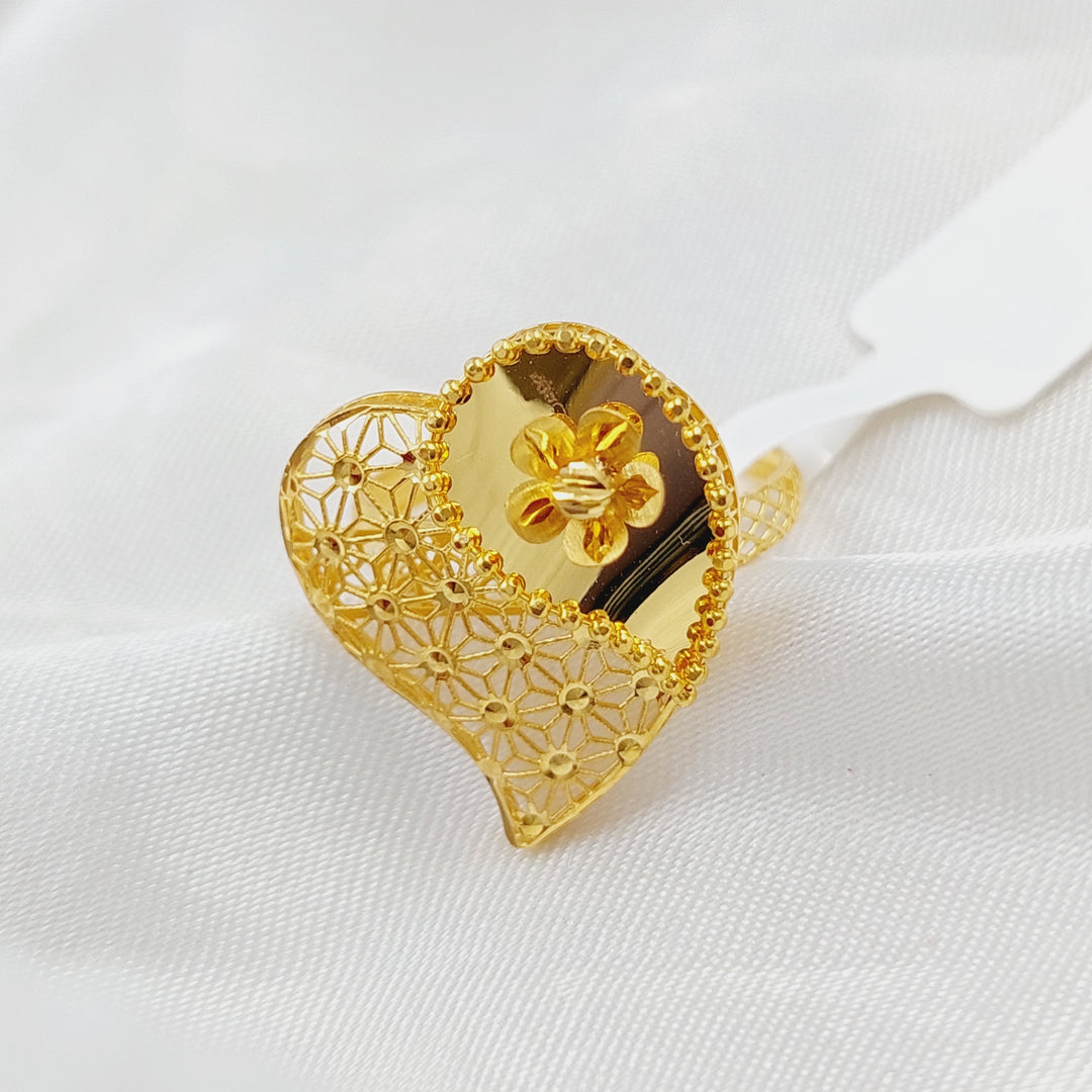 21K Gold Fancy Ring by Saeed Jewelry - Image 6