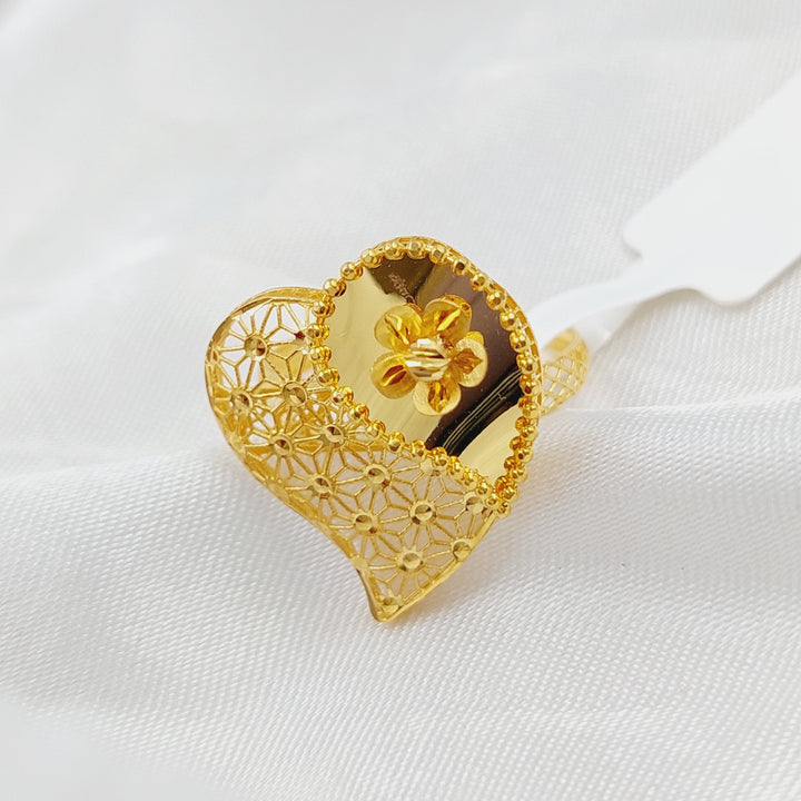 21K Gold Fancy Ring by Saeed Jewelry - Image 4