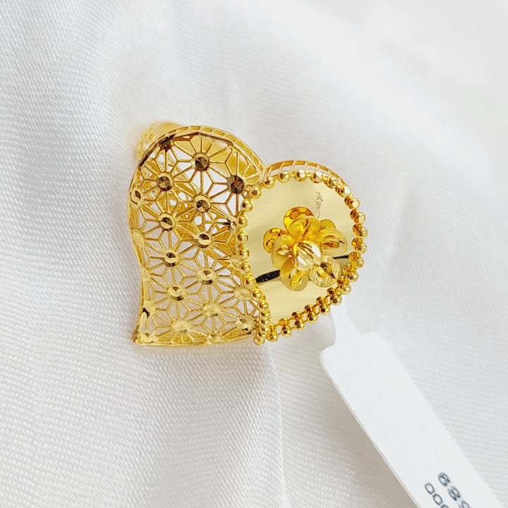 21K Gold Fancy Ring by Saeed Jewelry - Image 7