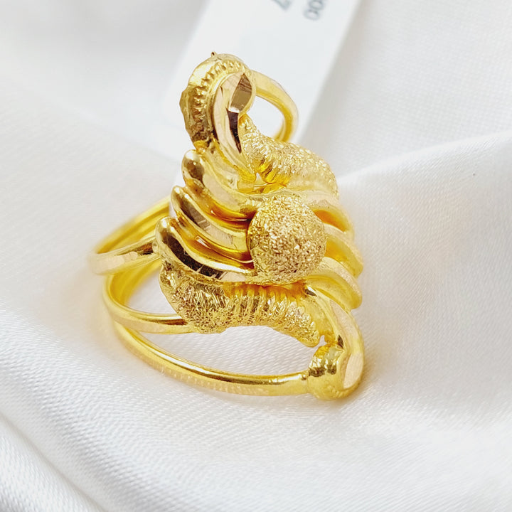 21K Gold Fancy Ring by Saeed Jewelry - Image 4