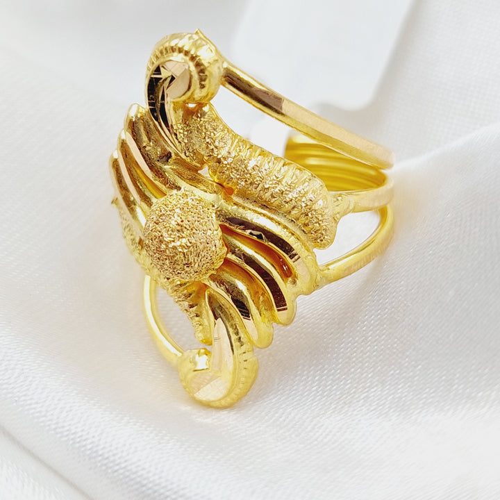 21K Gold Fancy Ring by Saeed Jewelry - Image 1