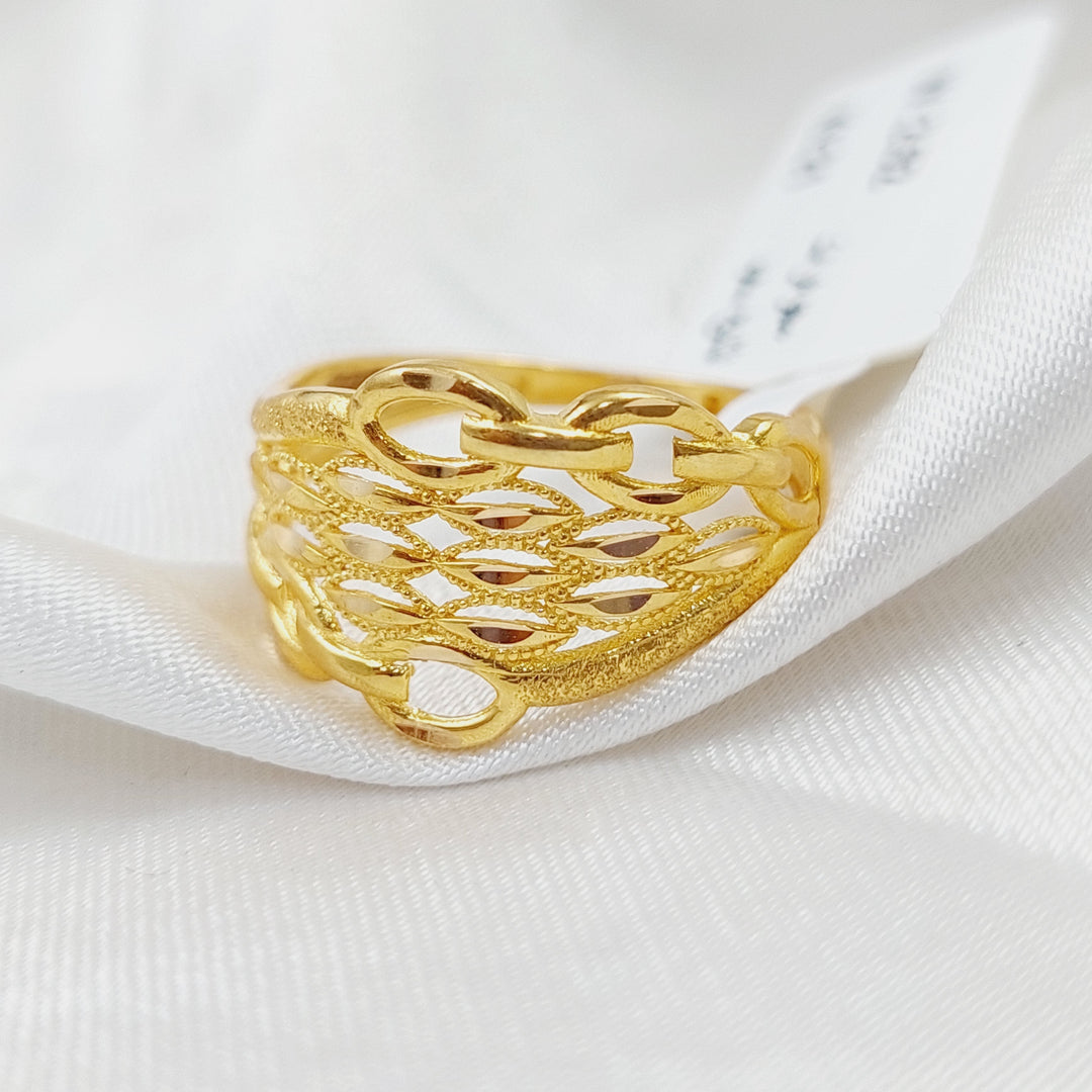 21K Gold Fancy Ring by Saeed Jewelry - Image 3