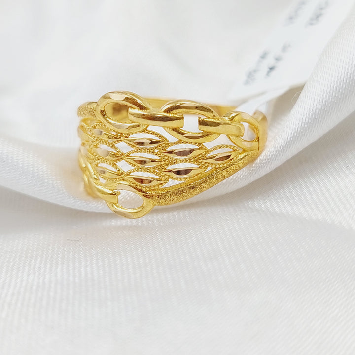 21K Gold Fancy Ring by Saeed Jewelry - Image 1