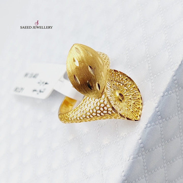 21K Gold Fancy Ring by Saeed Jewelry - Image 5